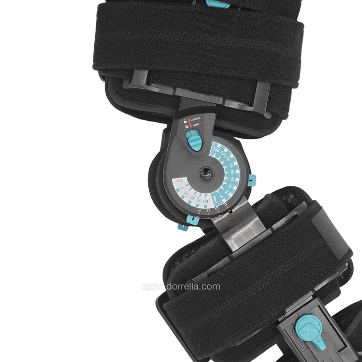 Knee fracture treatment brace for adult